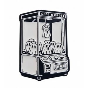 Enamel Pin Listing: "Grab A Ghost" Claw Machine